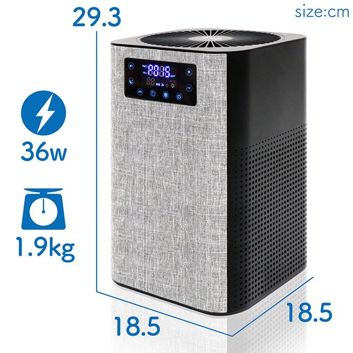 家電 季節、空調家電 空気清浄機 空気清浄機 スピーカー内蔵 ワイヤレス給電 3in1 高集塵HEPAフィルター
