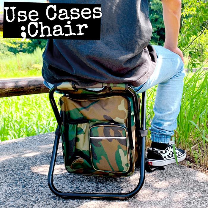 リュック チェア ザック 2WAY 椅子 保冷 保温 折りたたみチェア サブ