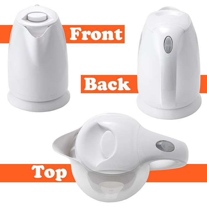 ケトル おしゃれ 電気ケトル NEW 1L 3分で沸騰 ワンプッシュオープン 自動電源OFF 空焚き防止機能 シンプルデザイン 大きな水位窓 パイロットランプ HFK-10 |  | 13