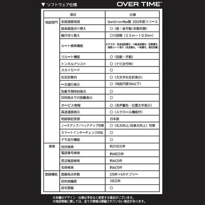 ポータブルナビ カーナビ 7インチ 2026年最新地図データ ワンセグ