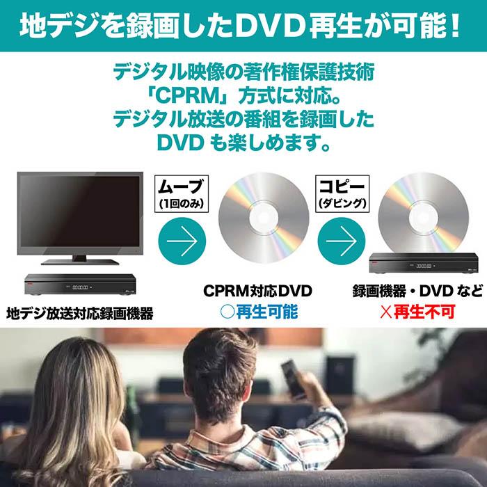 ポータブルDVD 15.6インチ 地デジ録画機能 3電源対応 地デジワンセグ