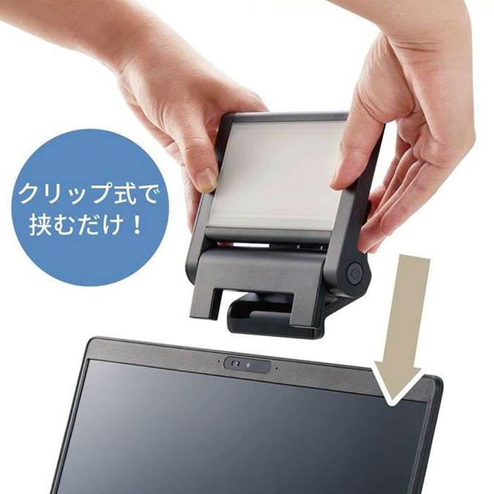 スクエアライト PCL10 テレワーク クリップライト Web会議 LEDライト 顔映り ハッキリ明るく USB給電 3段階調節可能 モバイルバッテリー充電 PCL10 |  | 03