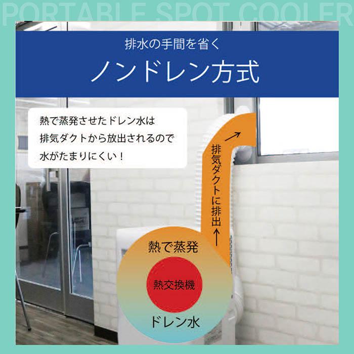 スポットクーラー 熱中症対策義務化 扇風機 ポータブルスポット