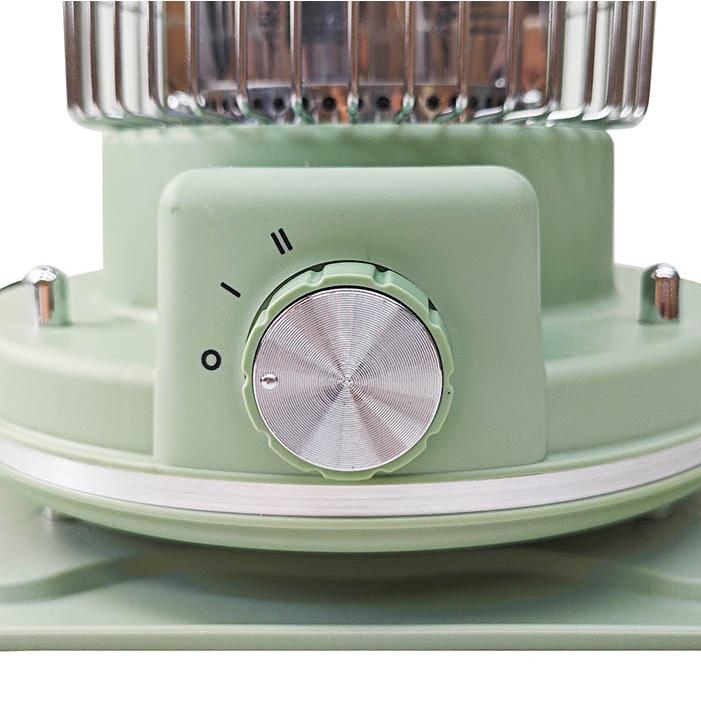 電気ストーブ レトロ調電気ストーブ 2段階パワー切替 軽量設計