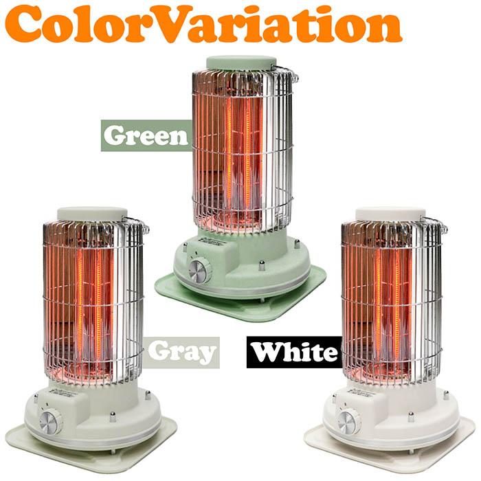 電気ストーブ レトロ調電気ストーブ 2段階パワー切替 軽量設計 転倒時