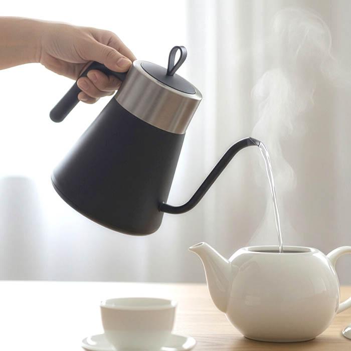 ケトル おしゃれ 電気ケトル ステンレス グースネック 電気ポット 0.75L デジタル表示 温度プリセット×5 空焚き防止機能 沸いたら自動オフ 1時間保温機能 |  | 07