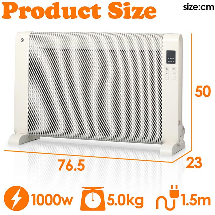 パネルヒーター 遠赤外線パネルヒーター FioreNeo 2023秋冬新作 1000W 3段階運転切替 輻射熱 転倒時自動OFF オフタイマー 省エネ タッチパネル リモコン RM-113A |  | 08
