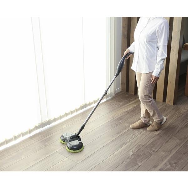 モップ 丸洗い 床掃除 スティック ハンディ ２WAY 電動モップ ROOMMATE ローリングクリーナー ダブルアタック EB-RM08A 送料無料 |  | 06