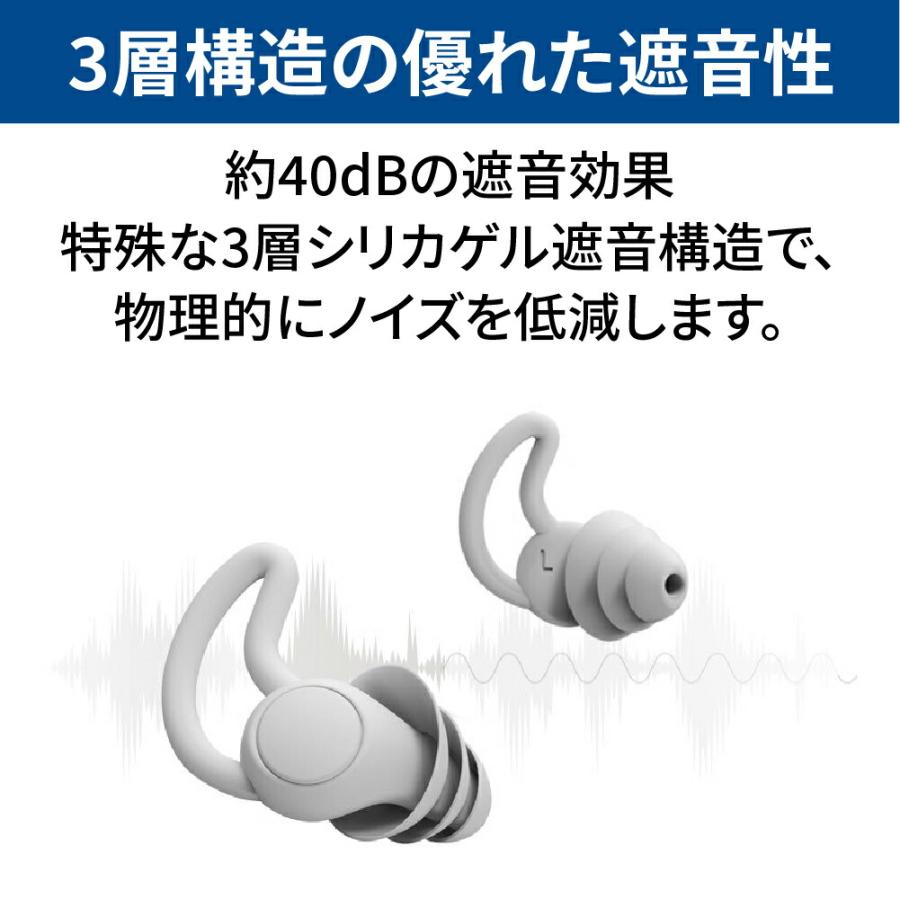 送料無料 】耳栓 安眠 耳せん 睡眠 遮音 騒音 聴覚過敏 高性能