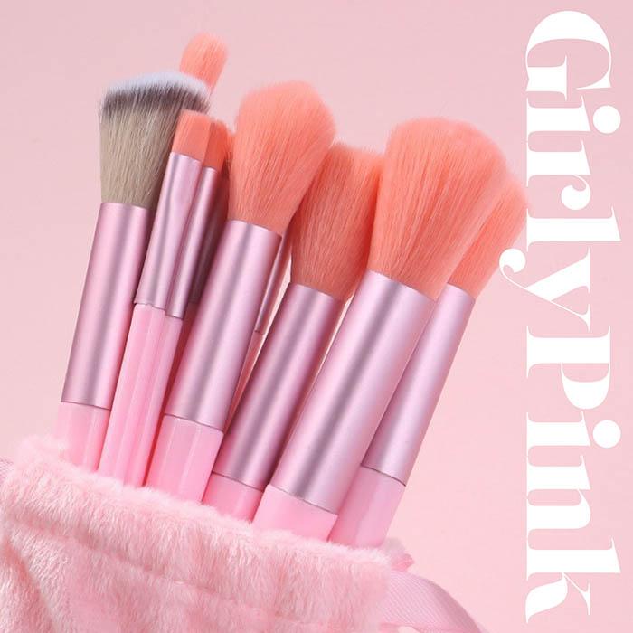 メイクブラシセット 13本セット ポーチ 付き メイクブラシ フェイス