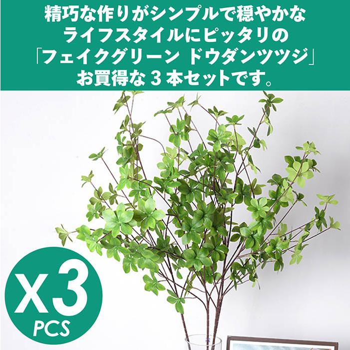 ドウダンツツジ 3本セット 観葉植物 フェイクグリーン インテリア 花材 グリーン 単品花材 造花 水やり不要 人工 アレンジ 室内 屋外 人工観葉植物 |  | 01
