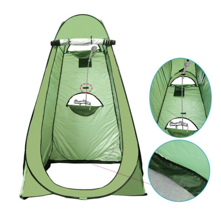 簡易テント シルバーコーティング 折りたたみ式 着替え用テント ポップアップテント ピクニック シャワーテント フロアシート無しタイプ アウトドア
