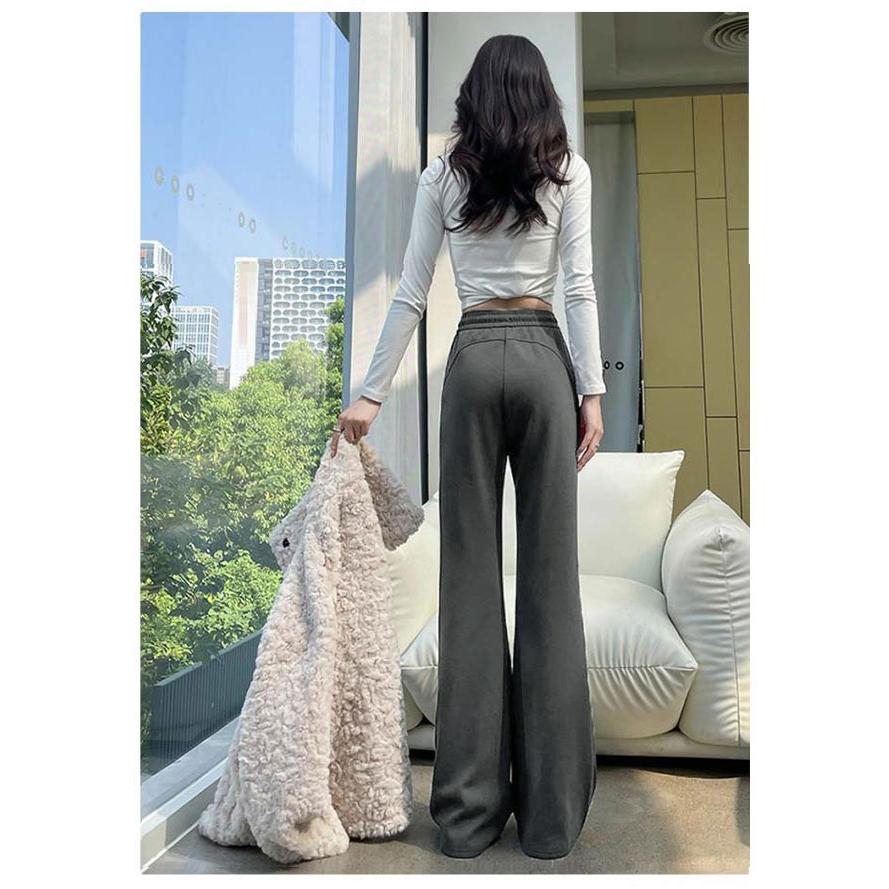 スウェットパンツ フレアパンツ レディース 選べる3タイプ丈 春 美脚