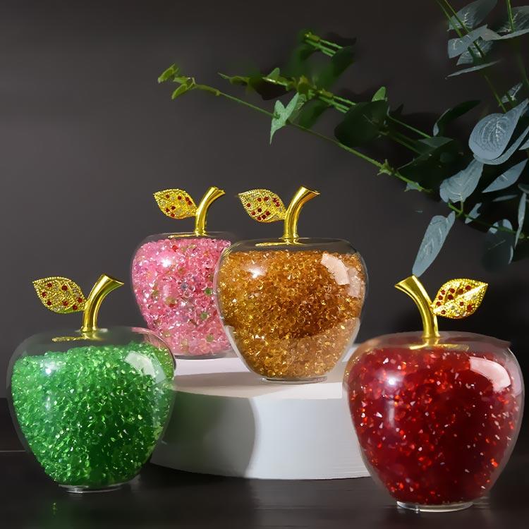 雑貨 幸せを招く 開運 インテリア 風水グッズ 林檎 クリスマス 玄関 金