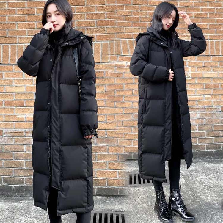 冬服 超ロングコート 中綿コート ハイネック 長袖 厚手 レディース 