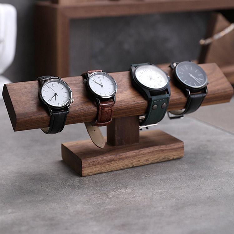 木製 時計ディスプレイ 時計スタンド ショーケース 腕時計スタンド アクセサリー展示 ウオッチスタンド ブレスレットスタンド 時計置き台 腕時計置き｜3q-shop｜02