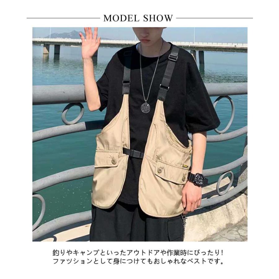 多ポケット 収納力 フィッシングベスト レディース ジレ おしゃれ