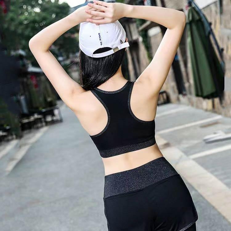 On 上下2点セットヨガ フィットネス タンクトップ/ハーフパンツ XS レディース タンクトップ スポーツウェア 上下セット フィットネス