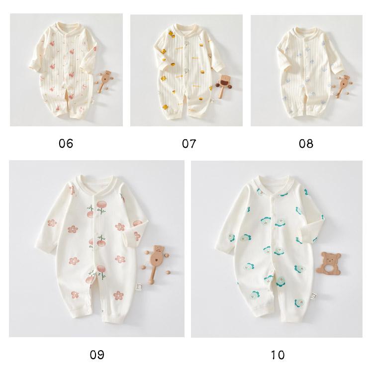 59 ベビー 秋 カバーオール ロンパース 綿 春 冬 70 赤ちゃん 新生児