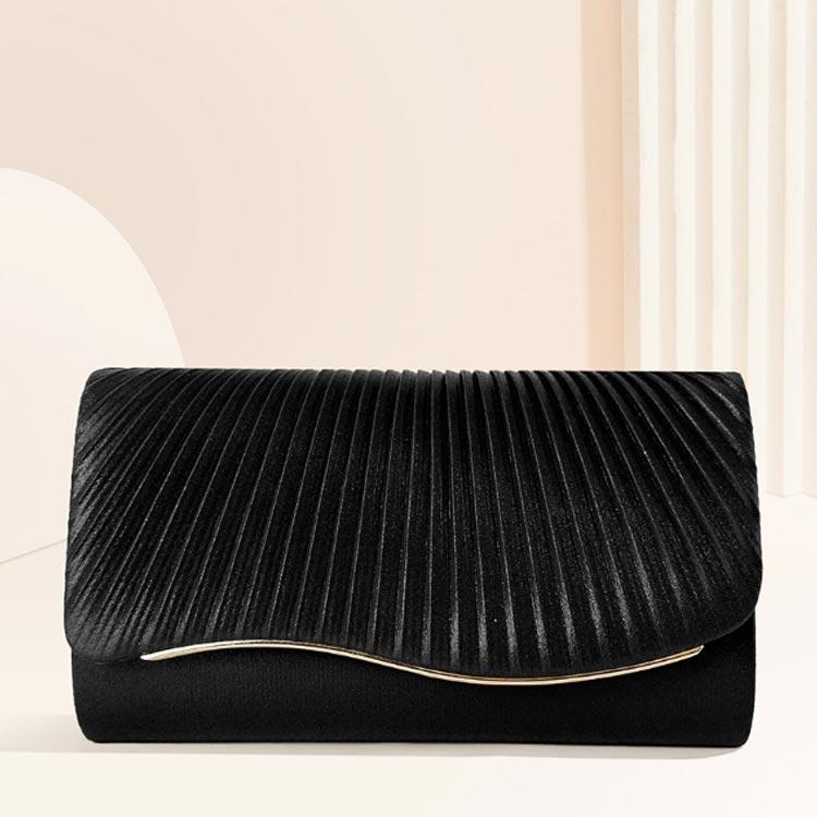 キラキラ パーティーバッグ プリーツ 2way ハンドバッグ フェミニン グリッター レディース クラッチバッグ フォーマル きれいめ 二次会 結婚式 |  | 02