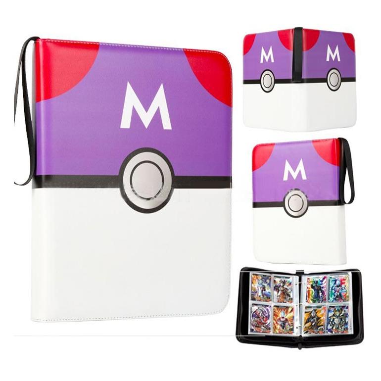 カードバインダー トレカ収納 ポケモンカード収納 4ポケット 3穴 カードバインダー トレカ収納 ポケモンカード収納 4ポケット 3穴