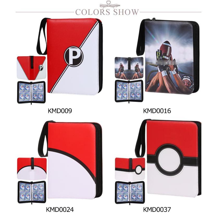 カードバインダー トレカ収納 ポケモンカード収納 4ポケット 3穴 カードバインダー トレカ収納 ポケモンカード収納 4ポケット 3穴