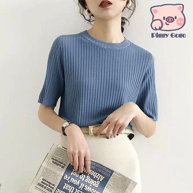 春夏サマー クルーネック 半袖ニット 楽天市場】【7/25！クーポンで1,750円～】 ニット レディース
