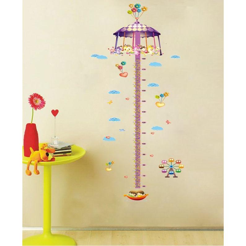 ウォールステッカー メリーゴーランドの身長計 壁紙 シール 賃貸ok はがせる 剥がせる Diy 模様替え インテリア 赤ちゃん 身長測定 背比べ 観覧車 風船 子ど Ay765 3qee Com 通販 Yahoo ショッピング