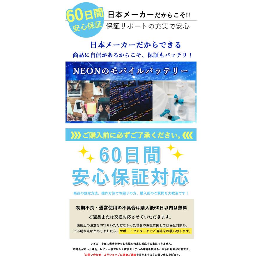 モバイルバッテリー ワイヤレス 大容量 20000mah 軽量 ケーブル内蔵 薄型 小型 type-c 急速  携帯バッテリー コンセント 高出力 iPhone |  | 13