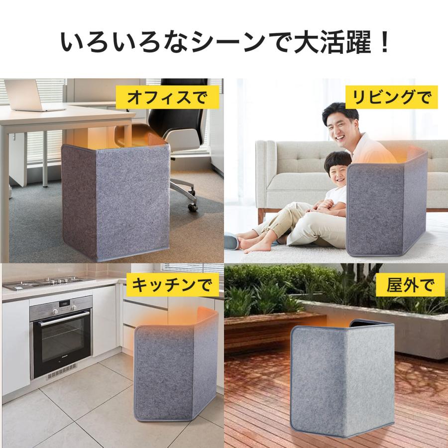 パネルヒーター 3面 タイマー 折りたたみ 足元 おすすめ 電気代 安い