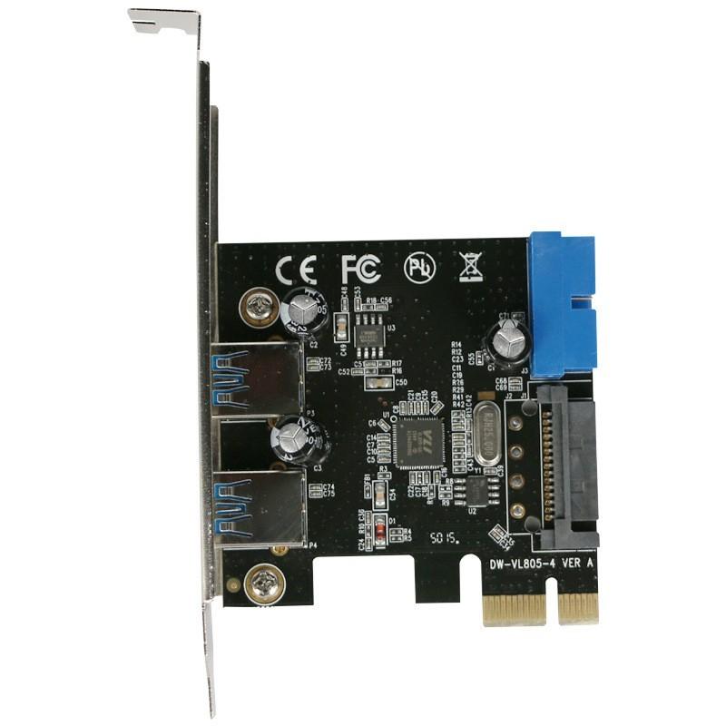 USB3.0 PCI-E 内部19pinあり SATA電源 拡張カード