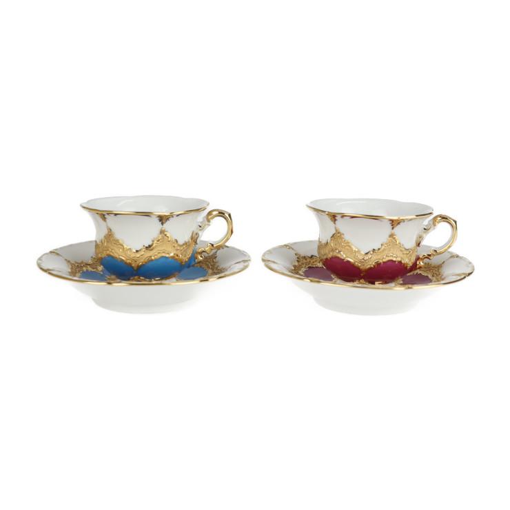 マイセン 新品未使用展示品 Meissen 宮廷の小花 金彩 食器 陶磁器 白 