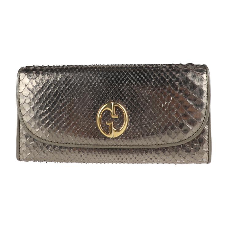美品 GUCCI グッチ 245739 3661 長財布 パイソンレザー ガンメタリック系 ロングウォレット GGロゴ ゴールド金具【本物保証】 :2002093007099:3R boutipue - 通販 - Yahoo!ショッピング 美品 GUCCI グッチ 245739 3661 長財布 パイソンレザー ガンメタリック系 ロングウォレット GGロゴ ゴールド金具【本物保証】 :2002093007099:3R boutipue - 通販 - Yahoo!ショッピング