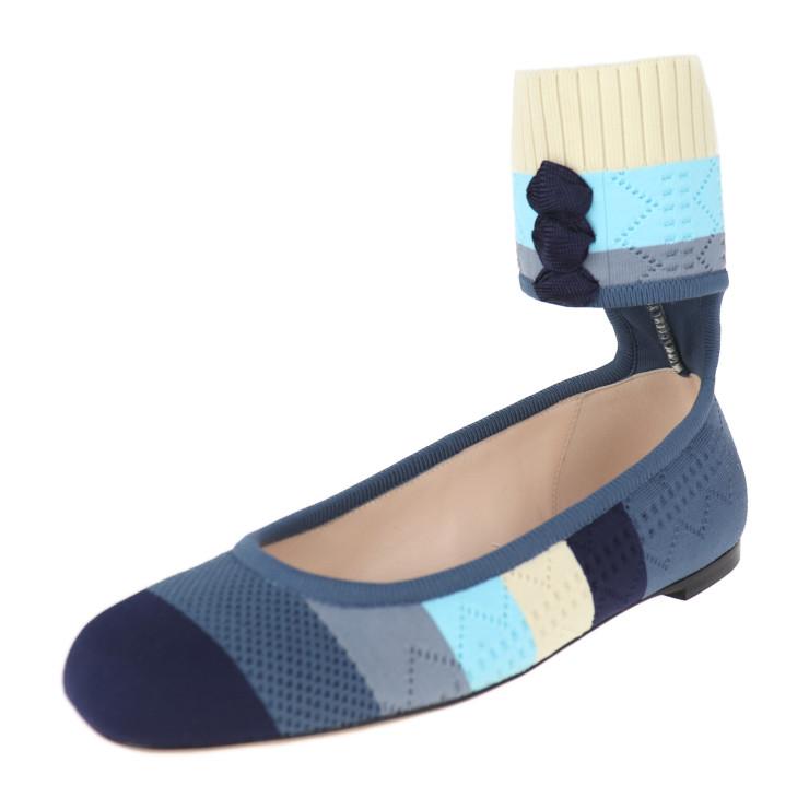 FENDI 超美品 フェンディ ソックスシューズ パンプス ＃34 1/2 