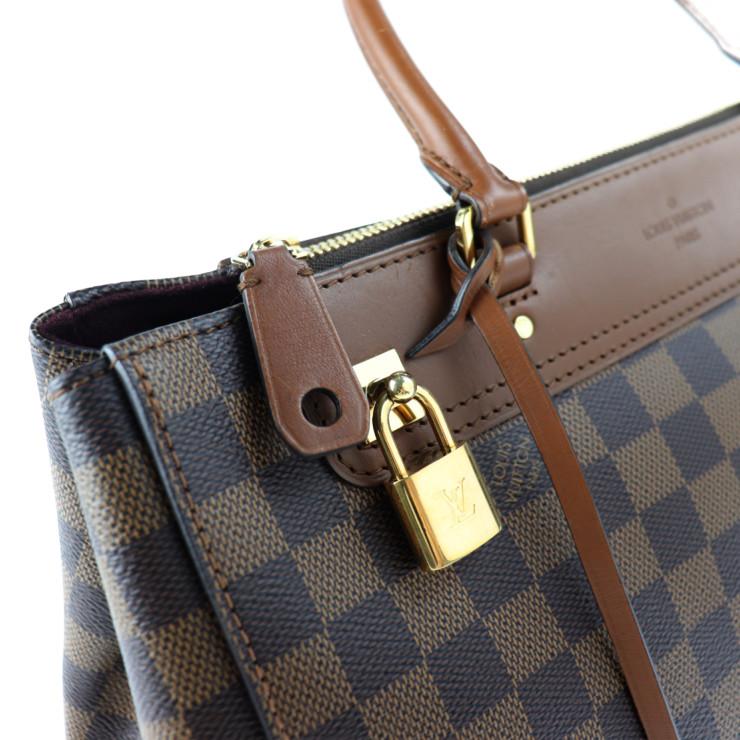 LOUIS VUITTON 美品 LV ルイ ヴィトン グリニッジ ダミエ ハンドバッグ