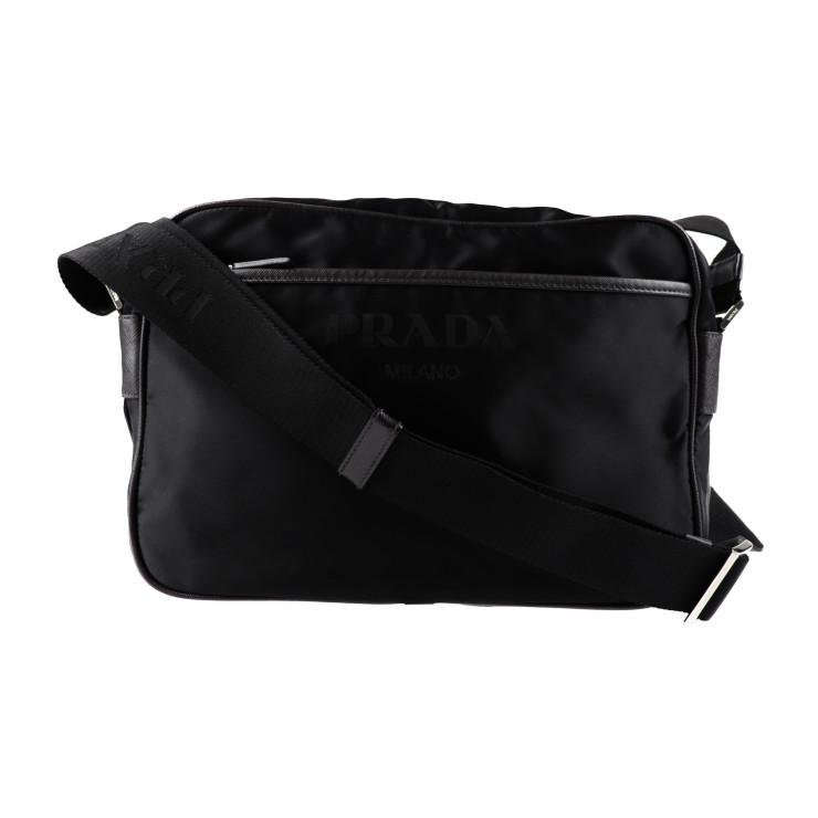 美品】PRADA プラダ ナイロン ショルダーバッグ ブラック equaljustice 美品】PRADA プラダ ナイロン ショルダーバッグ ブラック equaljustice