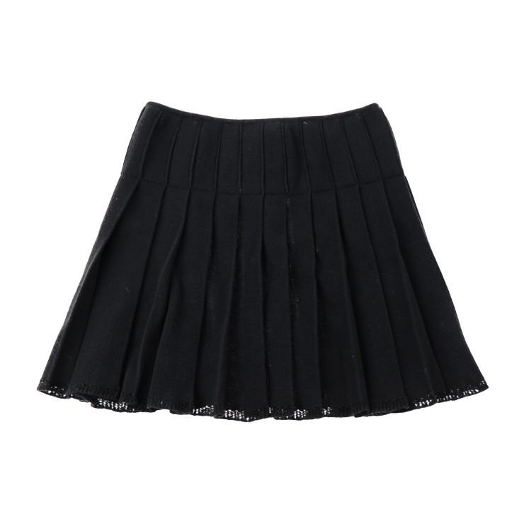 美品 CHANEL シャネル P17338V00907 M1263 ミニスカート コットン  