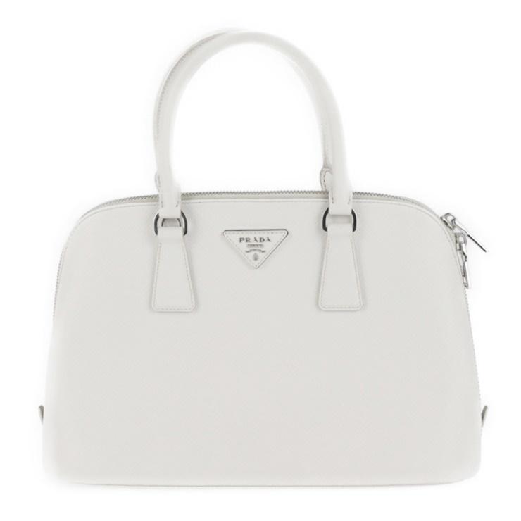 PRADA 超美品 プラダ サフィアーノレザー 1BA837 ハンドバッグ レザー 