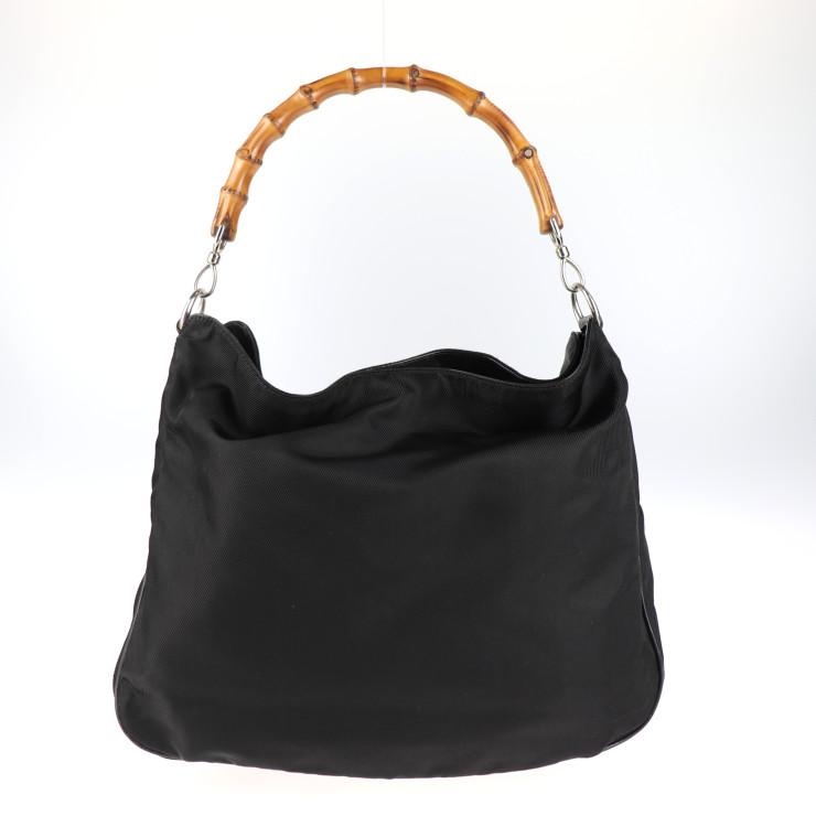 GUCCI グッチ バンブー 001 1705 1577 ハンドバッグ キャンバス GUCCI グッチ バンブー 001 1705 1577 ハンドバッグ キャンバス