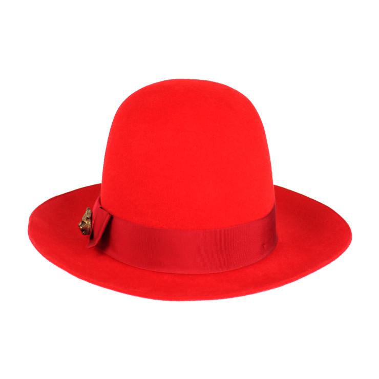 新品未使用展示品 GUCCI グッチ 444015 L 58 ハット ウール レッド