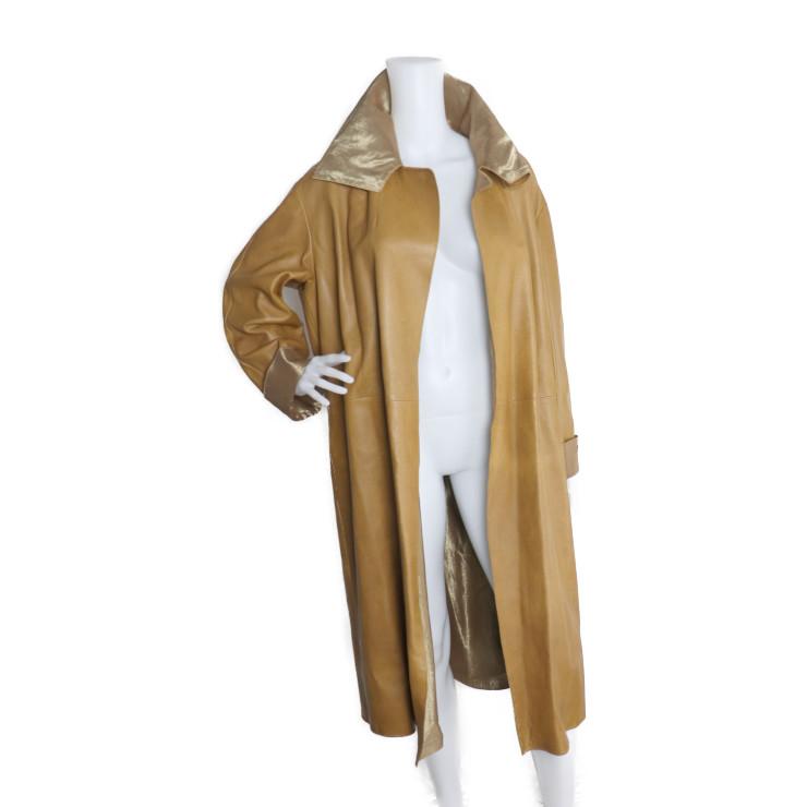 美品 シャネル ステンカラーコート 99A P13729W02545 B1340 表記40 