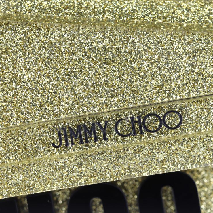 新品未使用展示品 Jimmy Choo ジミーチュウ Candy ショルダーバッグ アクリル レザー ゴールドメタリック チェーンショルダー 本物保証 3r Boutipue 通販 Yahoo ショッピング