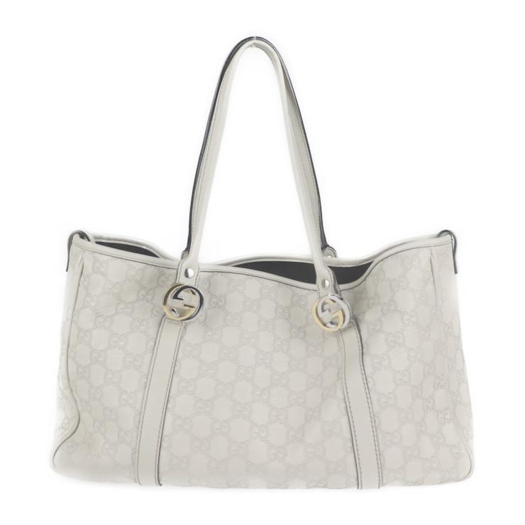 即日出荷 Gucci グッチ ツインズ グッチシマ トートバッグ レザー アイボリー 本物保証 3r Boutipue 通販 Yahoo ショッピング おしゃれ Gestion Etechnologies Shop