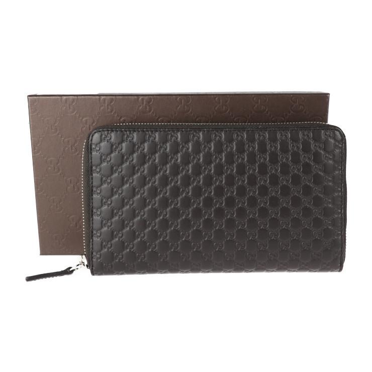 GUCCI 新品未使用展示品 グッチ 391465 493075 長財布 レザー ダーク 