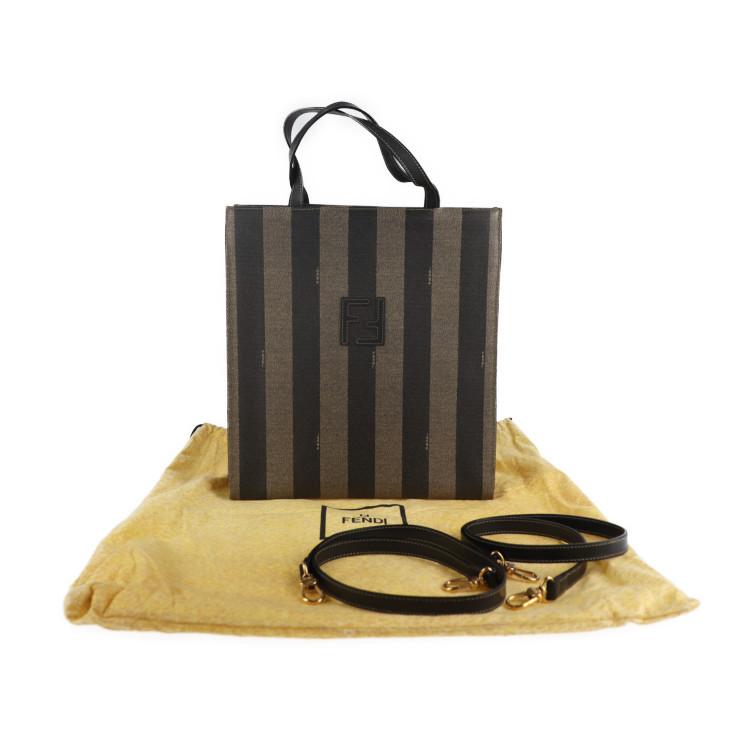 FENDI フェンディ ペカン 279 260020 068 トートバッグ PVC レザー 