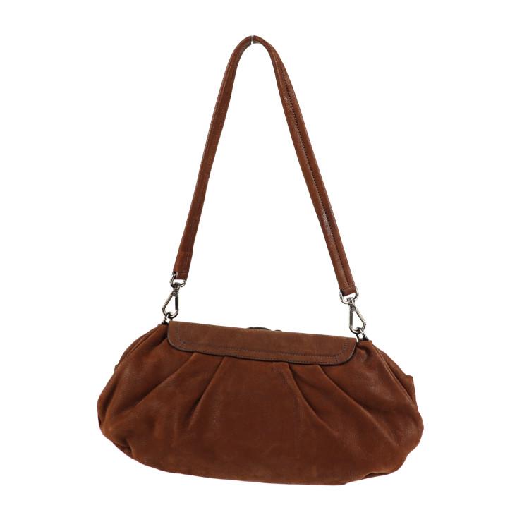 PRADA 美品 プラダ BR2801 ショルダーバッグ レザー ANTIC SKIPPER 