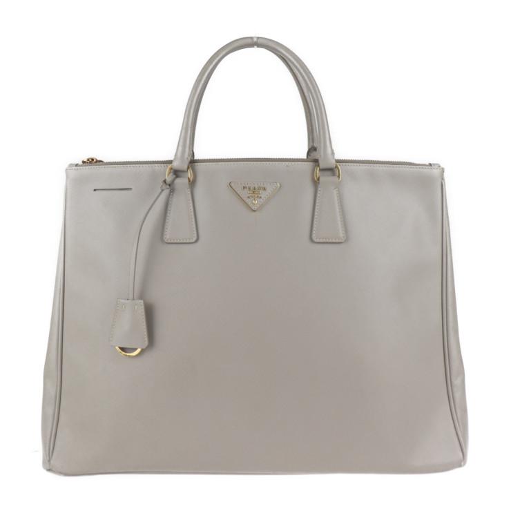 美品 PRADA プラダ ガレリア BN1802 ハンドバッグ サフィアーノレザー 