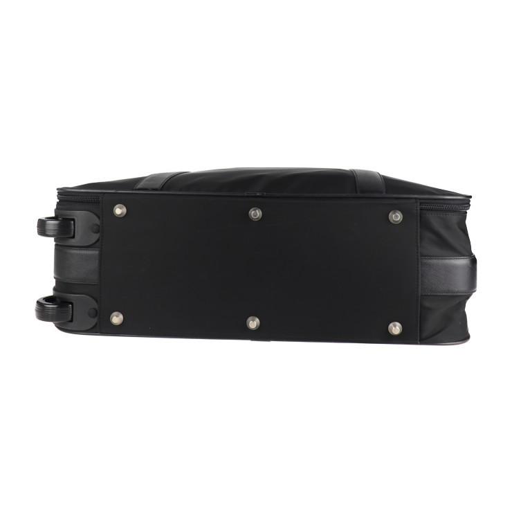 美品 PRADA プラダ V410/A キャリーバッグ ナイロン レザー ブラック 