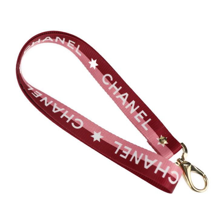 美品 CHANEL シャネル ネックストラップ スポーツライン ストラップ ピンク ボルドー ゴールド ロゴ バイカラー 01P【本物保証】  :2102123007021:3R boutipue - 通販 - Yahoo!ショッピング