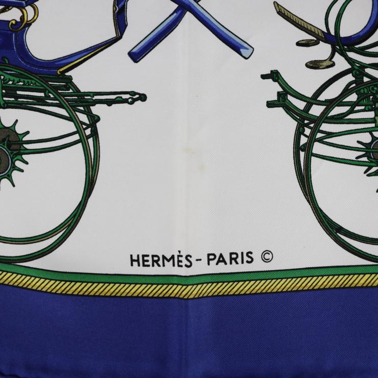 HERMES 美品 エルメス LES VOITURES A TRANSFORMATION 折りたたみ式幌 